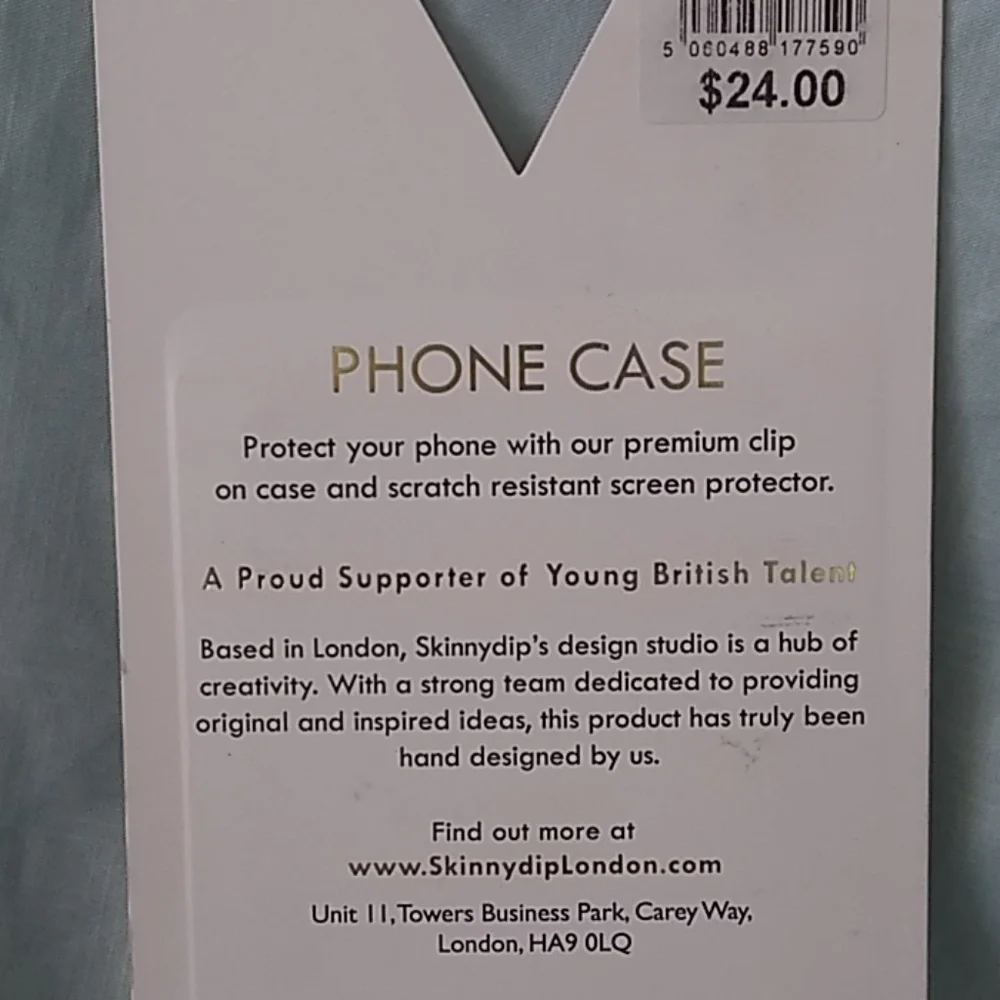 FINAL MARKDOWN NIP Skinny Dip Phone Case for iPhone 6 6s or 7